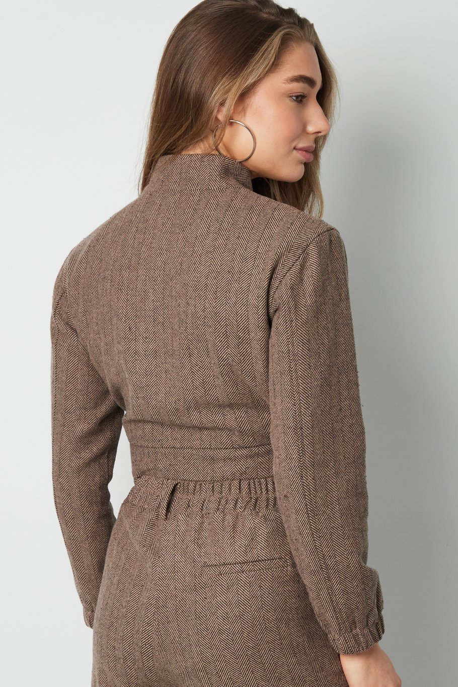 Jacket knitted deluxe - Grey h5Picture9
